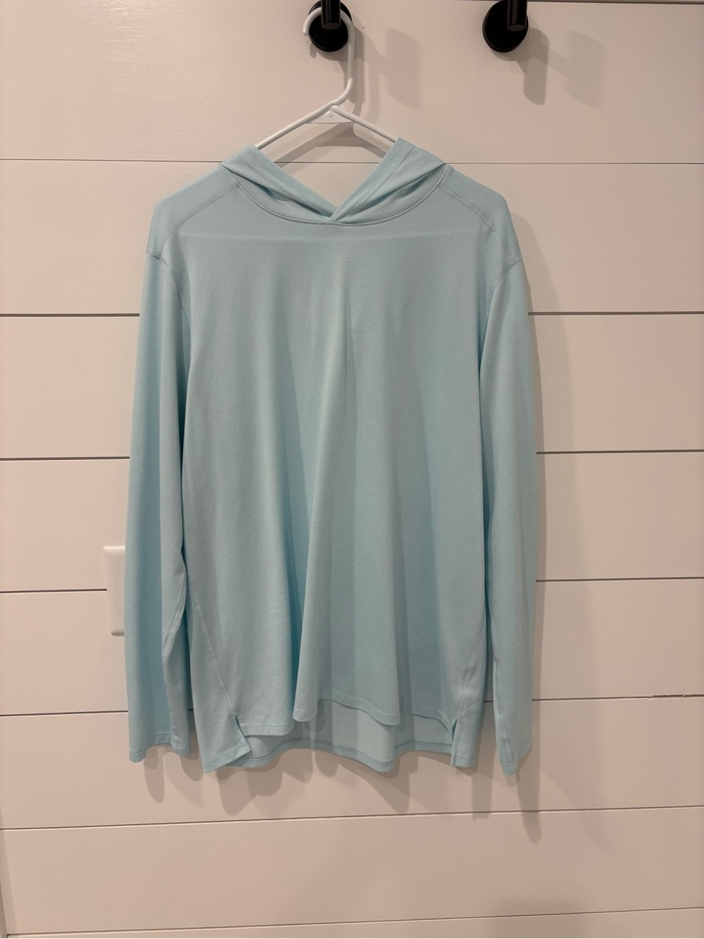 DSG Light Blue Hooded Long-Sleeve Shirt